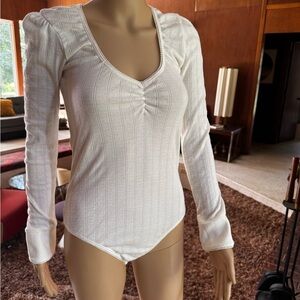 Stoned Immaculate Cream Pointelle Bodysuit